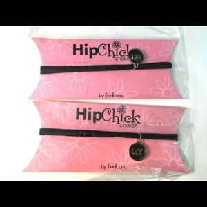 LOT OF 2 GIRLS CHOKERS BFF MEDALLION VELVET CHOKER